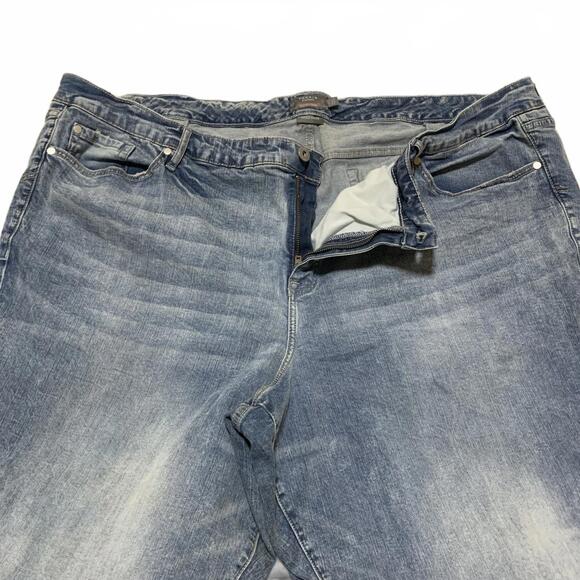 Torrid Crop Jeans Boyfriend Size W52x27L Actual Vintage Stretch Cropped - Picture 11 of 11